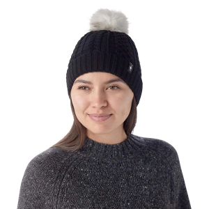 Women's Smartwool Lodge Girl Beanie One Size Black/Light Grey