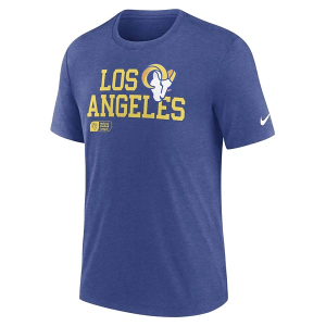 Los Angeles Rams Nike Lockup Tri T-Shirt Small Royal