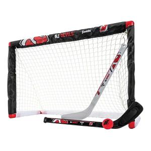 Franklin Sports NHL New Jersey Devils Mini Hockey Set