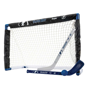 Franklin Sports NHL Tampa Bay Lightning Mini Hockey Set