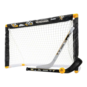 Franklin Sports NHL Pittsburgh Penguins Mini Hockey Set