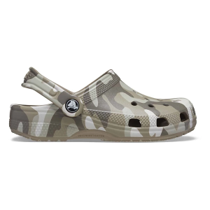 Kids' Crocs Classic Camo Casual Clogs Regular 5T Mushroom