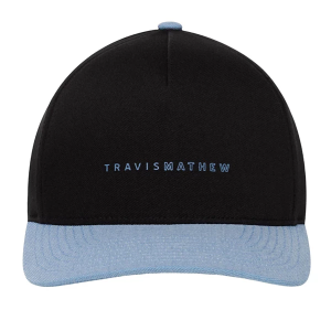 Men's TravisMathew Main Port Golf Snapback Hat One Size Black