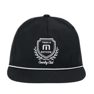 TravisMathew Local Favorite Golf Snapback Hat One Size Black