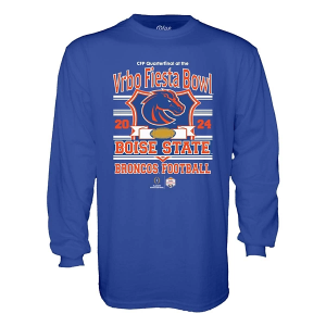 Boise State Broncos Blue 84 Fiesta Bowl T-Shirt Small Royal