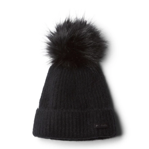 Women's Columbia Winter Blur Pom Pom Beanie One Size Black