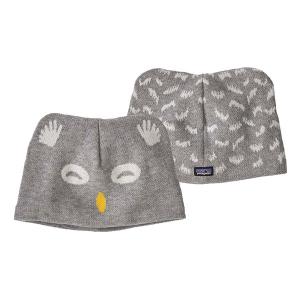 Patagonia Animal Friends Beanie Baby 6 mo. Grey Heather