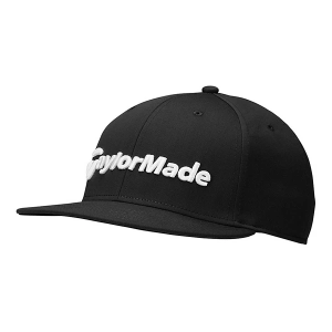 Men's TaylorMade Carlsbad Flatbill Golf Golf Snapback Hat One Size Black
