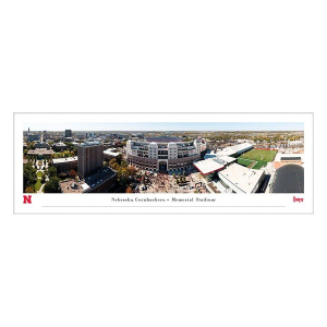 Blakeway Panoramas Nebraska Cornhuskers Memorial Stadium Bagged Panoramic Picture
