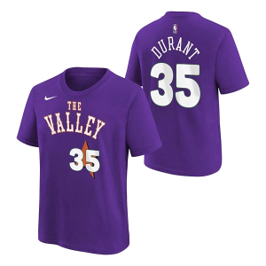 Kids' Phoenix Suns 2024 City Edition Nike T-Shirt Large Purple