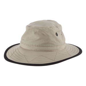 Dorfman-Pacific Jetty Supplex Fishing Boonie Sun Hat S/M Khaki