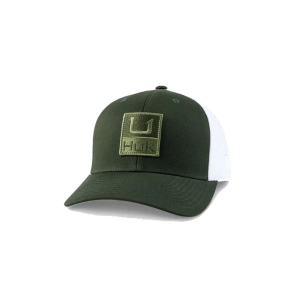 Men's Huk Huk'd Up Trucker Adjustable Hat One Size Cypress