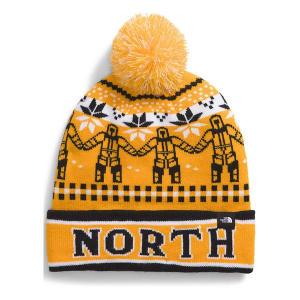 Kids' The North Face Ski Tuke Beanie Medium Summit Gold Him Suit Jacquard