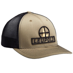 Men's Leupold 112 Reticle Trucker Hunting Snapback Hat One Size Black