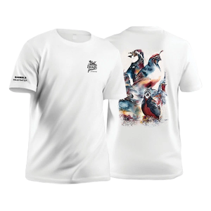 Quail Forever 20th Anniversary T-Shirt T-Shirt Large White