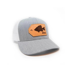 Men's Hooked And Tagged Crappie Patch Snapback Hat One Size Grey