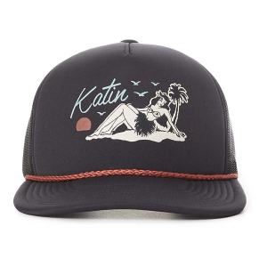 Men's Katin Kailani Foam Trucker Snapback Hat One Size Black Wash