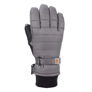 Women's Carhartt Quilts Gloves Large Charcoal