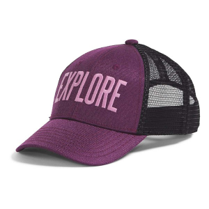 Kids' The North Face Mudder Trucker Snapback Hat Small Purple/Black