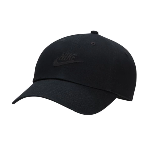 Women's Nike Club Unstructured Futura Wash Adjustable Hat S/M Black/Black