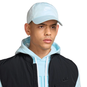 Nike Club Unstructured Futura Wash Adjustable Hat M/L Glacier Blue/White