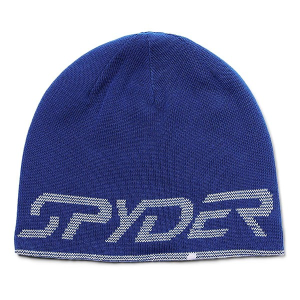 Boys' Spyder Reversible Bug Beanie Medium Blue Electric