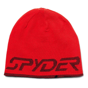 Boys' Spyder Reversible Bug Beanie XSmall Volcano
