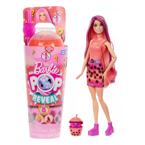 Barbie Pop Reveal Bubble Tea Series Fashion Doll & Accessories (Mango Mochi)