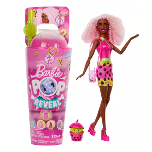 Barbie Pop Reveal Bubble Tea Series Fashion Doll & Accessories (Berry Blis)