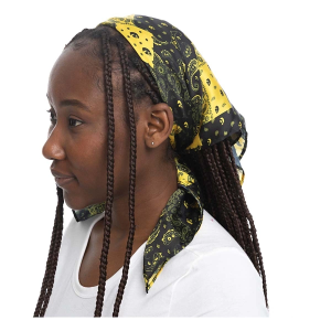 ZooZatZ Women's Iowa Hawkeyes Paisley Hair Scarf