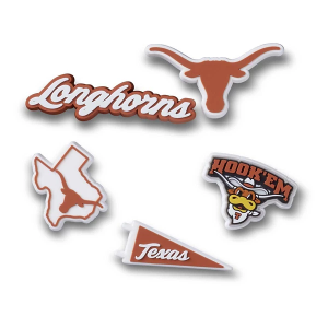 Crocs University of Texas 5 Pack Jibbitz Multi
