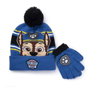 Kids' Berkshire Chase Paw Patrol Pom Beanie Set
