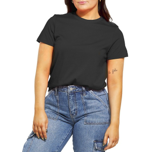Women's Eden Ruth Basic T-Shirt Medium Black