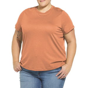 Women's Eden Ruth Basic T-Shirt 1X Living Coral