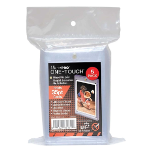 Ultra Pro One Touch UV Card Holder Magnetic 35pt - 5 Count Pack