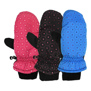 Girls' Grand Sierra Taffeta Cut Out Mittens Assorted