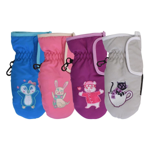 Girls' Grand Sierra Microfiber Mittens Toddler Assorted