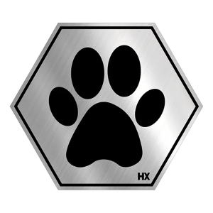 HX Tags Dog Paw Sticker