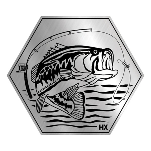 HX Tags Gone Fishing Sticker