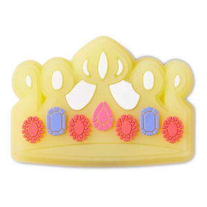 Crocs Lights Up Princess Crown Jibbitz Yellow