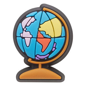 Crocs Globe Jibbitz Blue