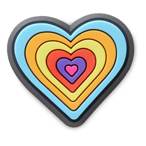 Crocs 70s Heart Jibbitz