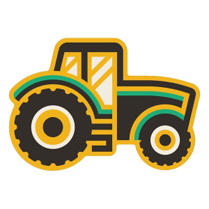 HEARTLandia Tractor Sticker