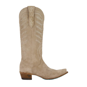Women's Lane Squash Blossom Western Boots 9.5 Latte Suede