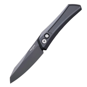 Pro-Tech DS103 Oligarch Black DLC Sheepsfoot Folding Black Automatic Knife