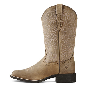 Women's Ariat Round Up Remuda Western Boots 7 Brown Bomber