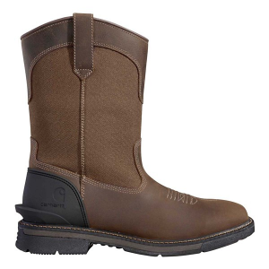 Men's Carhartt Montana 11" Water Resistant Wellington Steel Toe Work Boots Outdoor 10.5 Brown/Brown