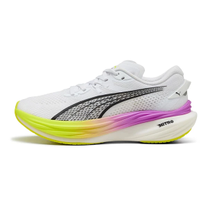Women's Puma Deviate NITRO 3 Running Shoes sneakers-athletic-shoes 8.5 Regular White/Magenta
