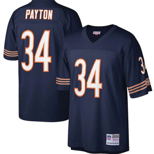 Chicago Bears Walter Payton #34 Mitchell and Ness Replica Jersey XLarge Navy