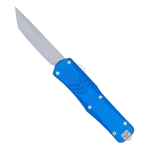 Cobratec Medium FS-X Gen III Stonewashed Tanto OTF Blue Automatic Knife